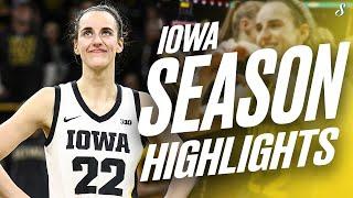 Caitlin Clark's HISTORIC Iowa Senior Season Highlights! | 31.6 PPG 8.9 APG 37.8 3P% 45.5 FG%