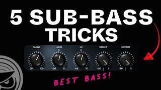 Top 5 Mastering TRICKS for Amazing SUB BASS