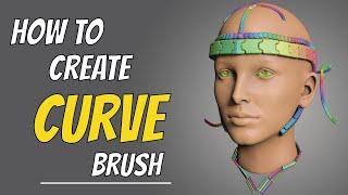 ZBrush Secrets   Create Any Curve Brush in 30 Seconds #shorts #zbrushsecrets #tutorial