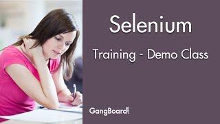 Selenium Online Training | Basic Locators | Gangboard