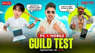 LIVE DO OR DIE  NG PC PLAYER GUILD TEST   #nonstopgaming -free fire live