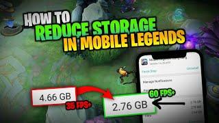 How to Reduce your MLBB Storage | No Download Resources | Fix Lag & FPS Drops