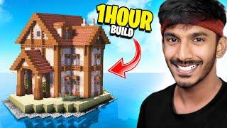 BUILDING BEST HOUSE in 1 Hours