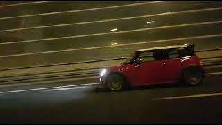 Mini cooper s compressor anti lag flame exhaust sound