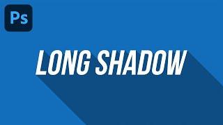 Adobe Photoshop - Long Shadow Effect