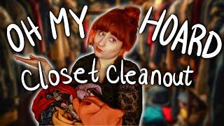 ANOTHER (chaotic) closet clean out | autumn/winter wardrobe purge #cleanwithme #organization