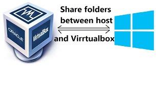 How to share folders between host and virtual machine