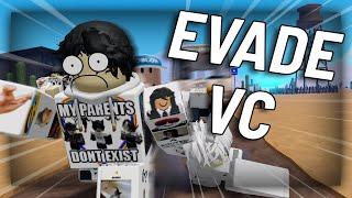 EVADES CRAZIEST MOMENTS! | Roblox VC Funny Moments