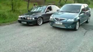 BMW 525 D 168 cp Vs Dacia Logan 1.5 dci 115 cp(Z B G)