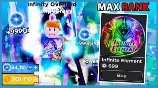 Buying The Infinite Element Gamepass & Unlocked Max Evolution In Roblox Ninja Legends 2