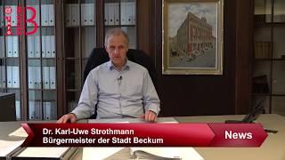 Bürgermeister Dr. Strothmann spricht zur aktuellen Corona-Lage in Beckum