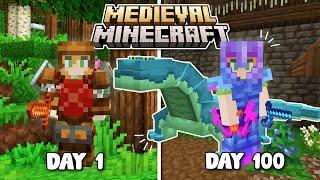 I Spent 100 Days in MEDIEVAL MINECRAFT