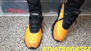 ADIDAS CRAZYCHAOS 2.0 "PUMPKIN SPICE" ( GZ3815 )!! ON  FEET REVIEW || THATBOYDESZZ