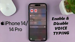 iPhone 14/14 Pro: How To Enable / Disable The Voice Typing (Dictation) Microphone On Keyboard