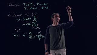 MECH351: Gas-vapor mixtures/ Example