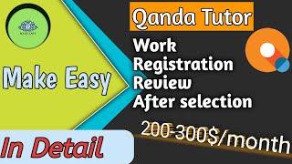 Earn Money Online | Online tutoring site | qanda app #qanda #Earnmoneyonline #makeeasy