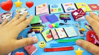 DIY | Útiles Escolares En Miniatura  100% Real  - Lapices, Libretas, Tijeras - [Realmente Funcionan]