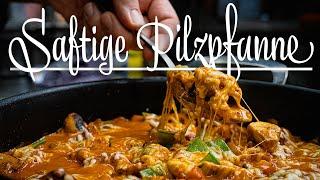 Vegetarische Pilzpfanne – Kochen im Tal