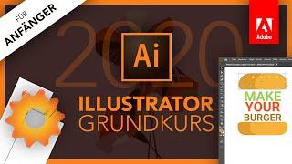 Adobe Illustrator 2020 (Grundkurs für Anfänger) Deutsch (Tutorial)