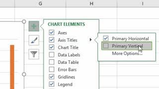 How To Link The Y Axis Title To The Text In Excel?