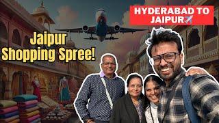 Jaipur Shopping Spree | Hyderabad to Jodhpur Travel Vlog | Passport Renewal in India