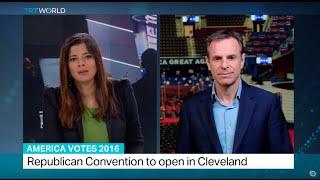 Republican convention to open in Cleveland. John Brain reports from Cleveland