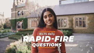 IELTS Speaking Part 1 - Rapid Fire Questions - Saskia - 6 Topics!