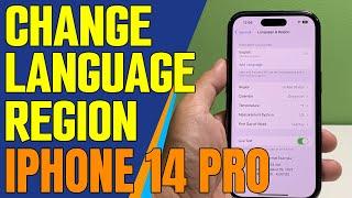 How To Change iPhone 14 Pro Language & Region