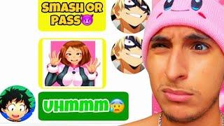 MHA BOYS PLAY SMASH OR PASS! l Mha Smash or Pass Groupchat