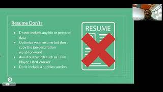 Building your resume and online profile