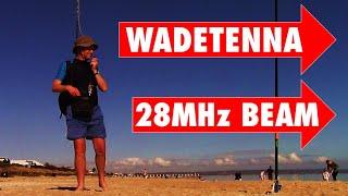 28 MHz Wadetenna beam on the beach