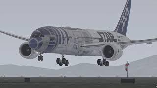 CRAZY and BEAUTIFUL landing at Seoul | 787-9 Magknight | X-Plane 11