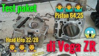 Piston 64,25mm dan Klep 32/28 di VEGA ZR,,. Apa Jadinya..??