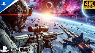 SNEAKING INSIDE ENEMY SPACESHIP (PS5) Realistic ULTRA Graphics Gameplay [4K 60 FPS] Call of Duty