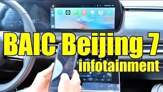 BAIC Beijing 7: infotainment, czy carbitlink działa? - Ania i Marek Jadą