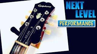 How To Upgrade Guitar Tuners (Epiphone ES-339 Kluson Revolution 19:1 lock tuner upgrade)