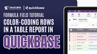 Quickbase Formula Fields: Color-Coding Rows in a Report