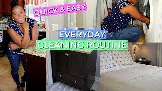 EASIEST MORNING CLEANING ROUTINE FOR BUSY MOMS! | CLEAN WITH ME | CLEANING MOTIVATION | NIA NICOLE