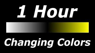 Relaxing 3 Color Changing: White-Black-Yellow Screen Led Lights [1 Hour]