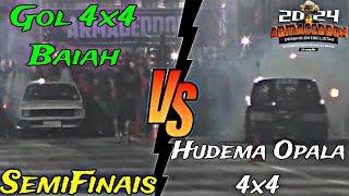 Campeão Armageddon 2024 Interlagos das Semifinais Hudema Opala 4x4 vs Gol Baiah #arrancada