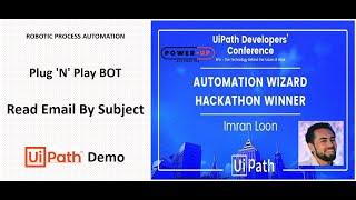 UiPath ROBOT - Read Email By Subject | Video Tutorial