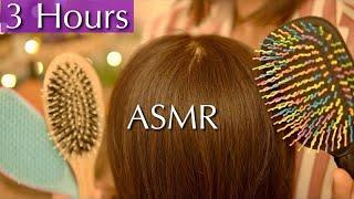 3 Hours of Satisfying Hair Brushing for Stress Relief | No Talking