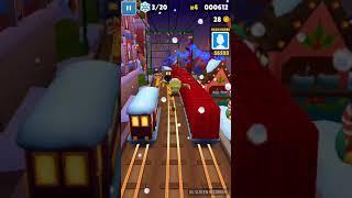 subway surfers, побег от дедушки мороза!