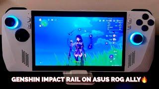 Genshin Impact on Asus ROG Ally is  Awesome ! Best Graphics and Fps Settings !