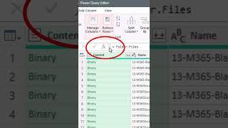 Count Files in Folder Using Excel? Power Query!!! Excel Magic Trick # Short 01