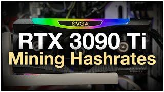 RTX 3090 Ti Mining Hashrates (Ethereum, Flux, Ravencoin, Firo, Ergo)