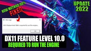 How To Fix Valorant DX11 Feature Level 10.0 is required to run the engine Valorant Episode 4 in 2023