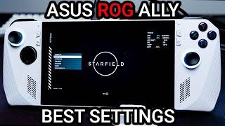 Starfield Settings on ASUS ROG Ally! Starfield settings ROG ally ️