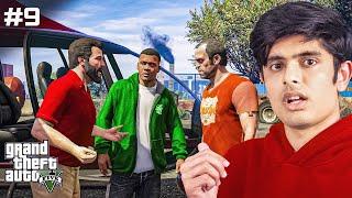 MEETING OF THREE GANGSTERS | GTA 5 GAMEPLAY PART 9 (HINDI DUBBED)