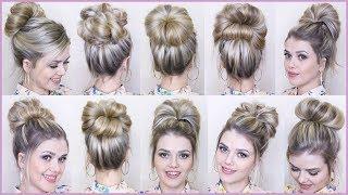 10 Easy Messy Bun Hairstyles / Hairstyles bun / New bun hairstyle / Easy bun hair